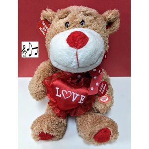 🆕💖 MOTHERS DAY 8" INCH SINGING BEAR - PLUSH - UNISEX